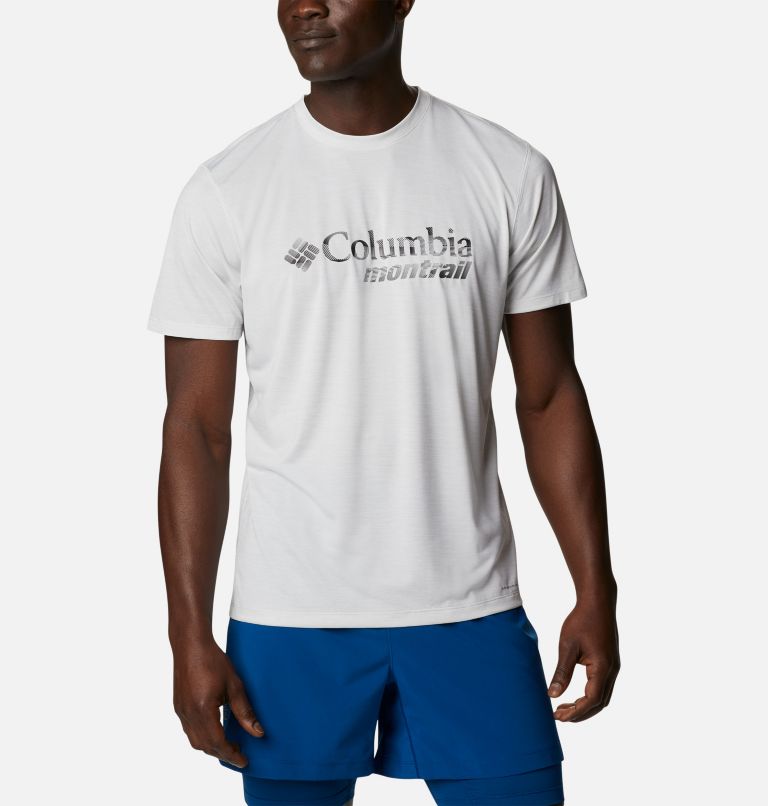 Thumbnail: Men's Trinity Trail Montrail Graphic T-Shirt, Color: White, image 1