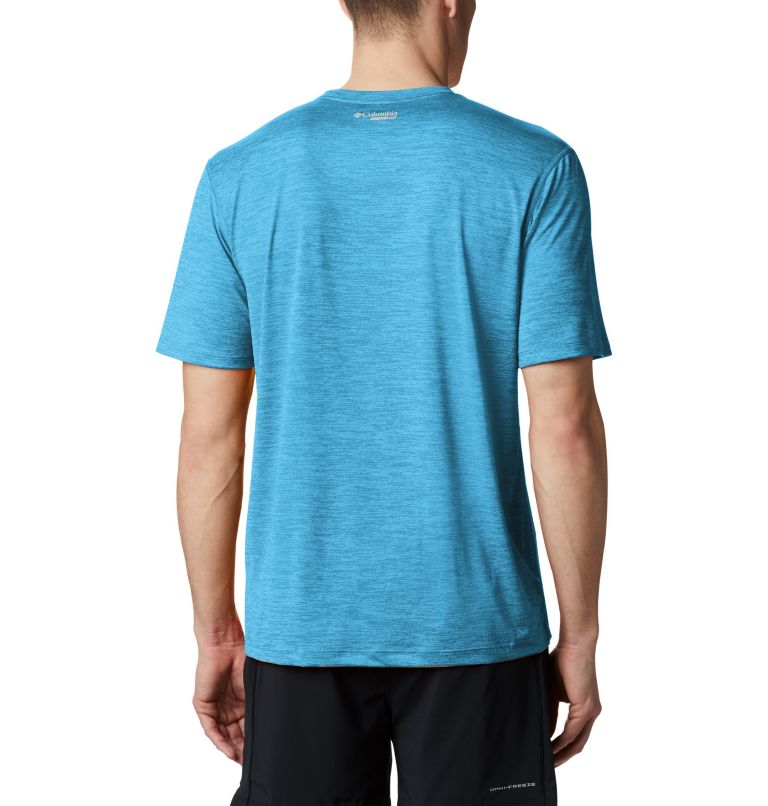 Men's Trinity Trail Technical T-Shirt, Color: Riptide, image 2