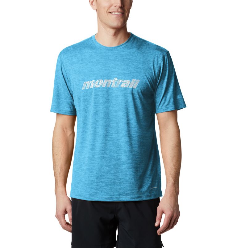 Men's Trinity Trail Technical T-Shirt, Color: Riptide, image 1