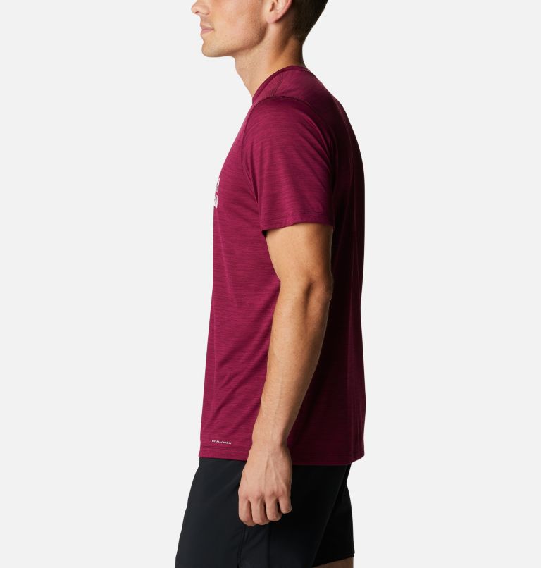Thumbnail: Trinity Trail Graphic Tee | 616 | XL, Color: Marionberry, image 3