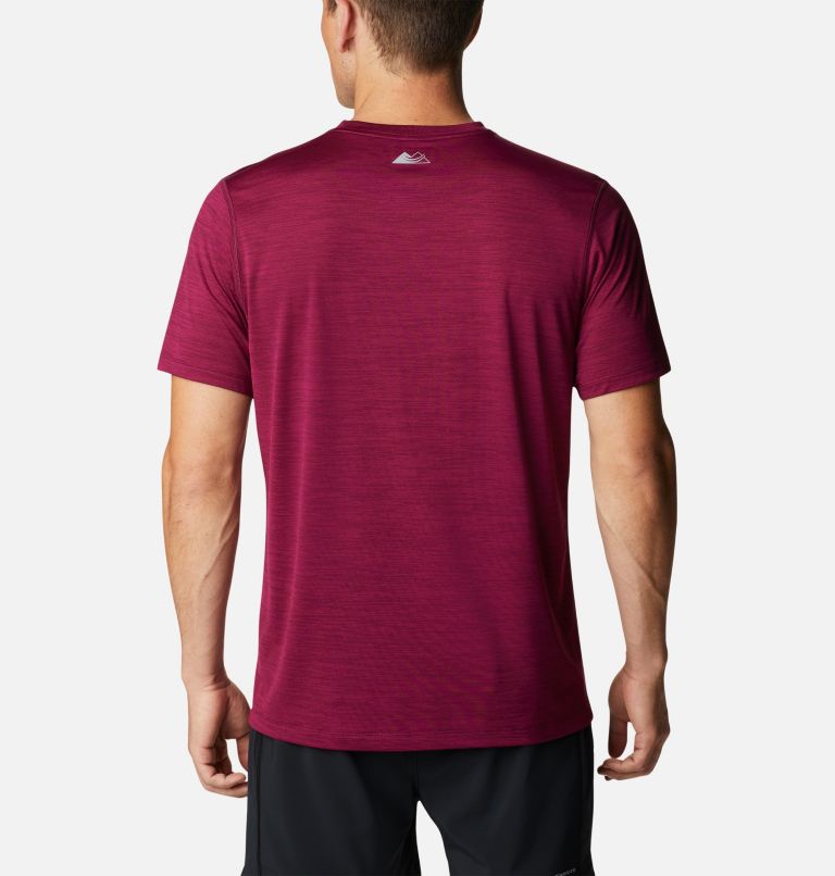 Thumbnail: Men's Trinity Trail Montrail Graphic T-Shirt, Color: Marionberry, image 2