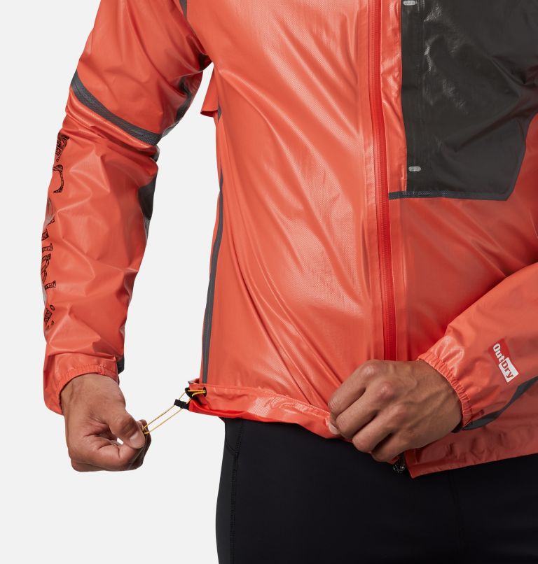 M Outdry Ex&trade;  Lightweight Shell | 845 | XL Men's OutDry Ex&trade; Lightweight Shell Jacket, Wildfire, a2