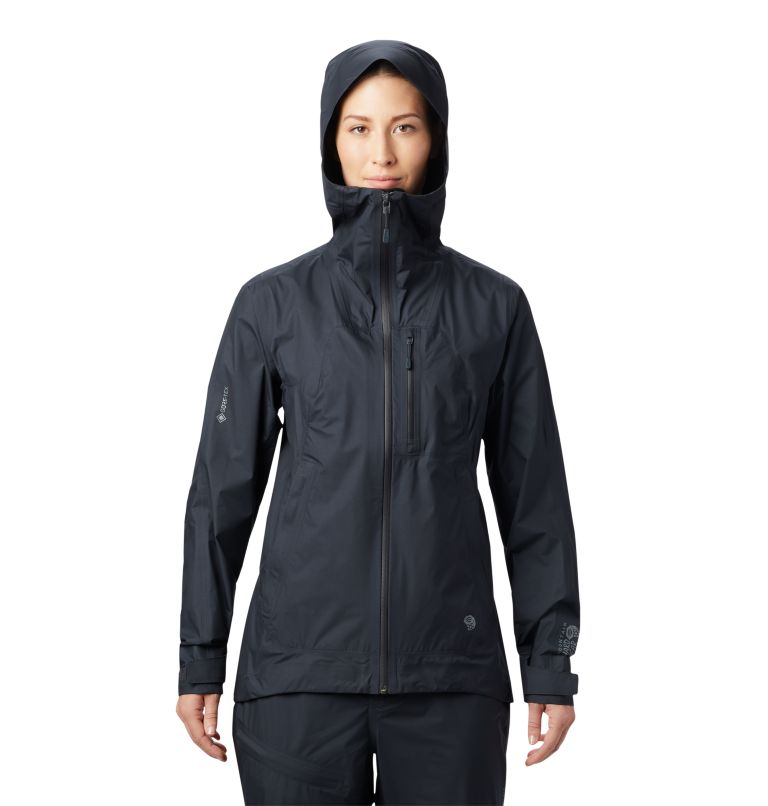 Thumbnail: Women's Exposure/2 Gore-Tex Paclite® Plus Jacket, Color: Dark Storm, image 1