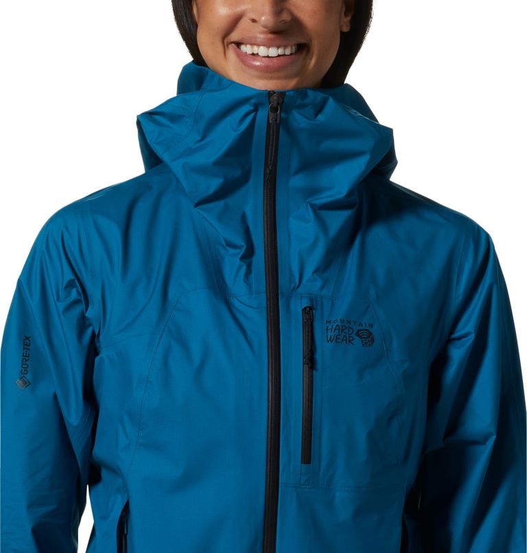 Thumbnail: Women's Exposure/2 Gore-Tex Paclite® Plus Jacket, Color: Vinson Blue, image 4