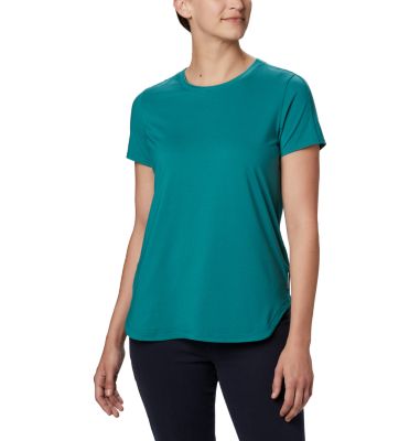 Women's Firwood Camp&trade; T-Shirt Firwood Camp&trade; II SS Tee | 847 | L, Waterfall Small Stripe, front