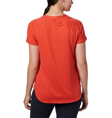 Women's Firwood Camp&trade; T-Shirt Firwood Camp&trade; II SS Tee | 847 | L, Bright Poppy Small Stripe, back