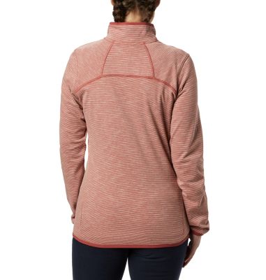 Polar con cremallera completa a rayas Firwood Camp&trade; para mujer  Firwood Camp&trade; Striped Fleece FZ | 466 | M, Dusty Crimson, back