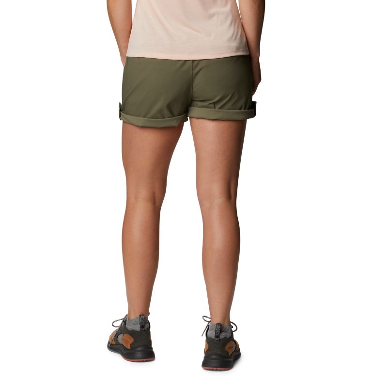 Women's Firwood Camp II Shorts, Color: Stone Green, image 2