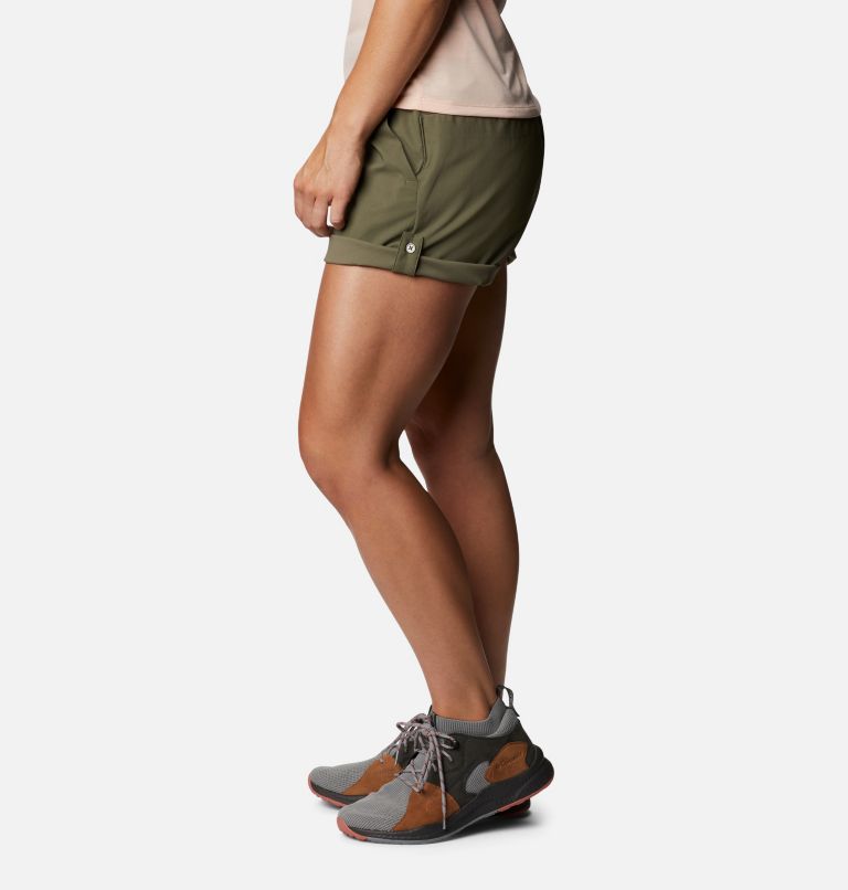 Thumbnail: Women's Firwood Camp II Shorts, Color: Stone Green, image 3
