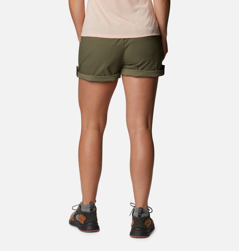 Women's Firwood Camp II Shorts, Color: Stone Green, image 2