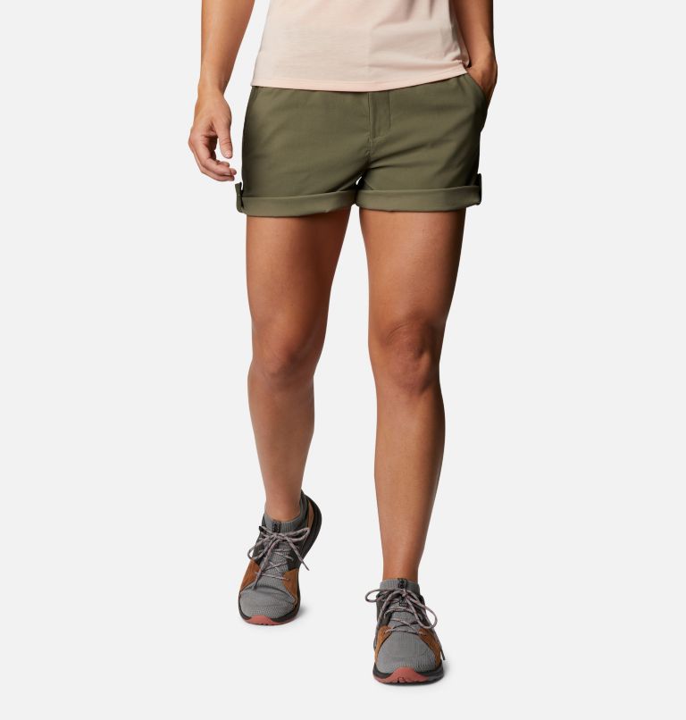 Shorts Firwood Camp II Femme, Color: Stone Green, image 1