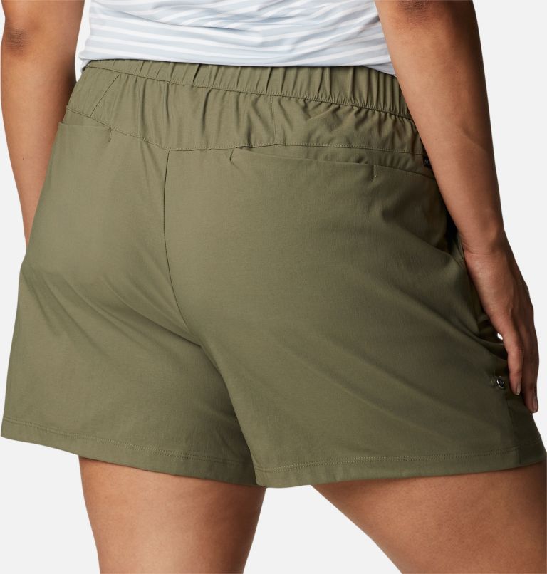 Women's Firwood Camp II Shorts - Plus Size, Color: Stone Green, image 5