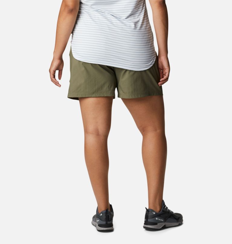 Women's Firwood Camp II Shorts - Plus Size, Color: Stone Green, image 2