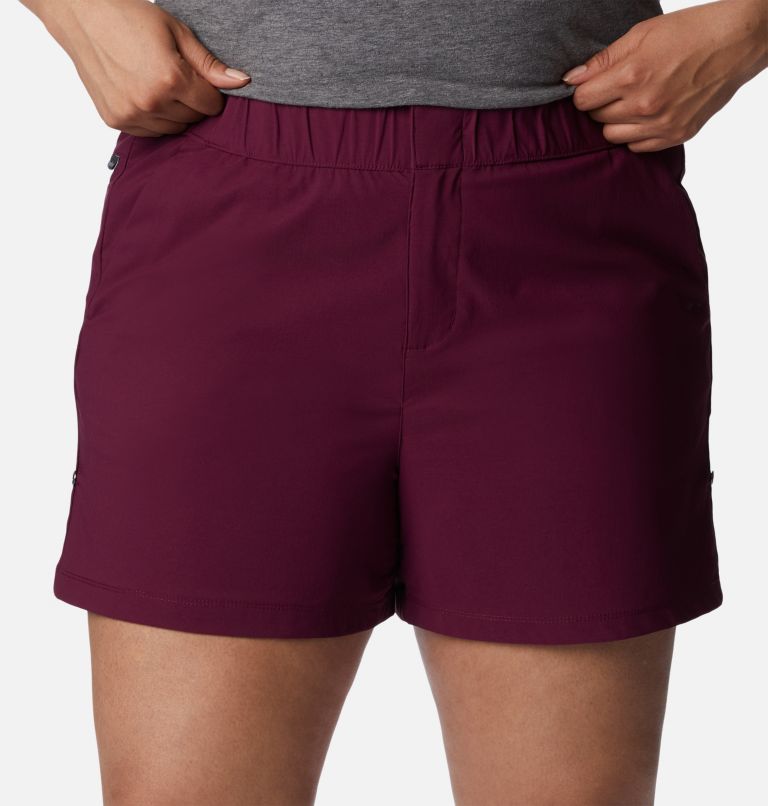 Women's Firwood Camp II Shorts - Plus Size, Color: Marionberry, image 4