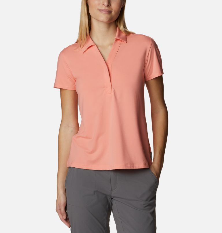 Thumbnail: Polo Firwood Camp II Femme, Color: Coral Reef, image 1