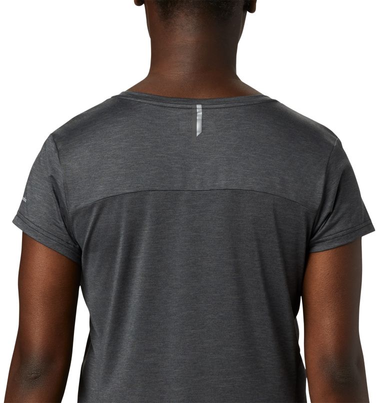 Women's Bryce Short Sleeve Shirt, Color: Black Heather, image 5