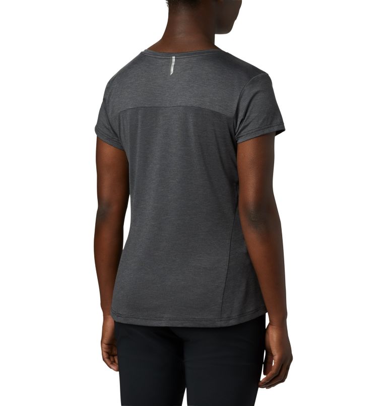 Women's Bryce Short Sleeve Shirt, Color: Black Heather, image 2