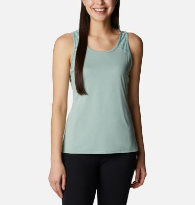 Women's Peak To Point&trade; II Tank Peak To Point&trade; II Tank | 843 | M, Aqua Tone Heather, front