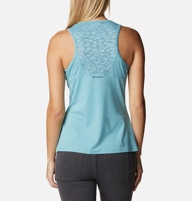Thumbnail: Women's Peak To Point II Technical Tank, Color: Sea Wave Heather, image 2