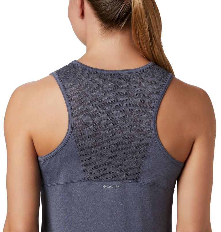 Women's Peak To Point II Technical Tank, Color: Nocturnal Heather, image 4