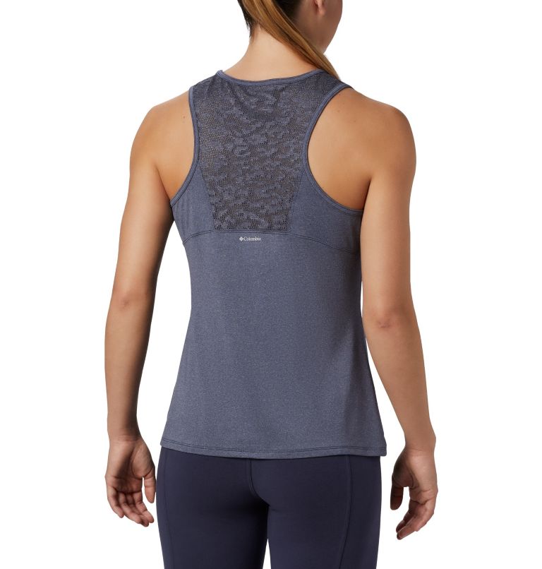 Women's Peak To Point II Technical Tank, Color: Nocturnal Heather, image 2