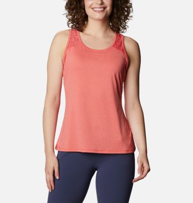 Women's Peak To Point&trade; II Tank Peak To Point&trade; II Tank | 843 | M, Bold Orange Heather, front