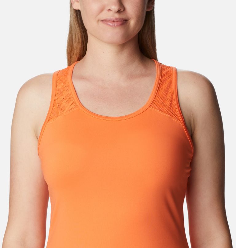 Thumbnail: Camiseta de tirantes técnica Peak To Point II  para mujer, Color: Sunset Orange, image 4