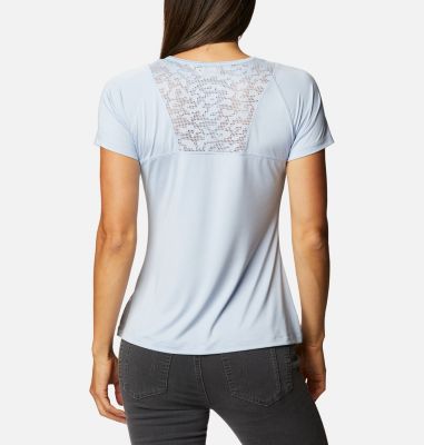 Women's Peak To Point&trade; II T-Shirt Peak To Point&trade; II SS Tee | 100 | L, Faded Sky Heather, back