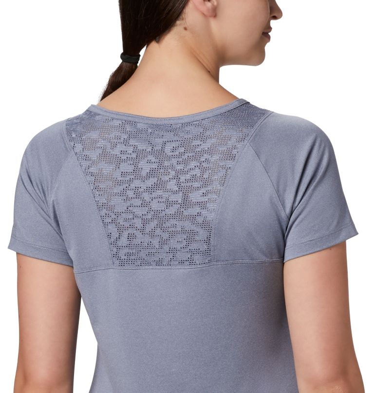 Thumbnail: Women's Peak To Point II Technical T-Shirt, Color: New Moon Heather, image 5