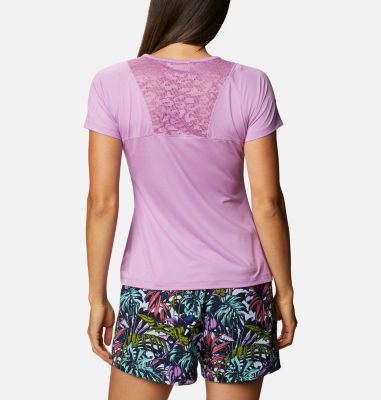 Women's Peak To Point&trade; II T-Shirt Peak To Point&trade; II SS Tee | 100 | L, Blossom Pink Heather, back