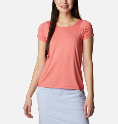 Women's Peak To Point&trade; II T-Shirt Peak To Point&trade; II SS Tee | 100 | L, Bold Orange Heather, front