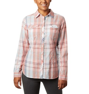 Chemise Camp Henry&trade; II Femme Camp Henry&trade; II LS Shirt | 384 | L, New Moon Large Plaid, front
