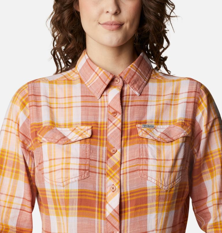 Camp Henry II LS Shirt | 743 | S, Color: Canyon Sun Plaid, image 4