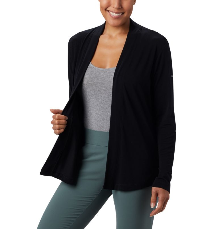 Women's Essential Elements Cardigan, Color: Black, image 5