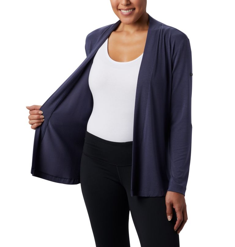 Women's Essential Elements Cardigan, Color: Nocturnal, image 5