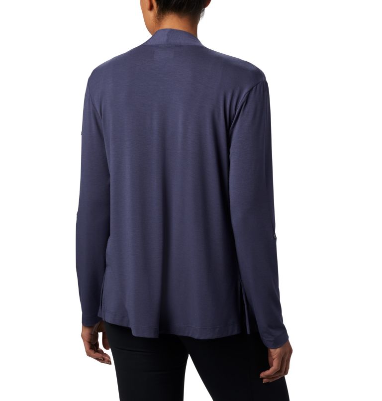 Women's Essential Elements Cardigan, Color: Nocturnal, image 2