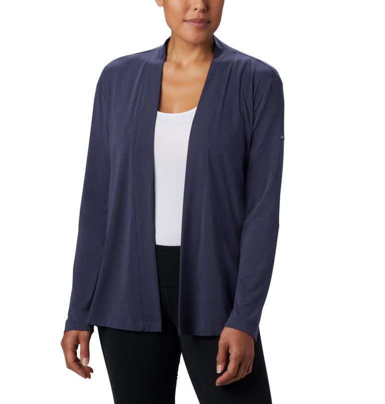Women's Essential Elements Cardigan, Color: Nocturnal, image 1