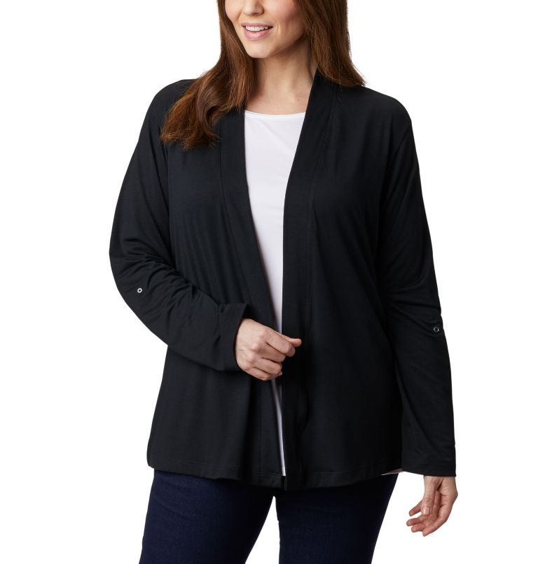 Cardigan Essential Elements pour femme – Grandes tailles, Color: Black, image 1