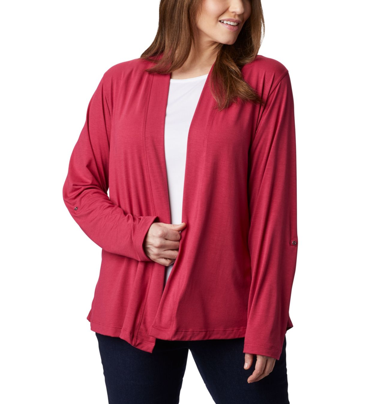 Women's Essential Elements™ Cardigan – Plus Size 1