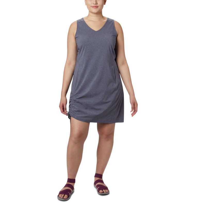 Columbia Women's Anytime Casual III Dress Plus Size - 1x - Grey