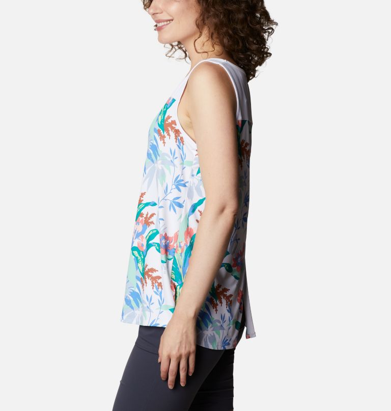 Camisole Chill River pour femme, Color: White, Magnolia Print, image 3