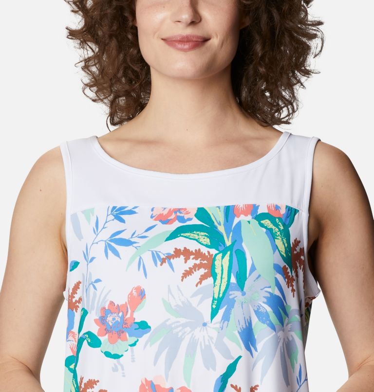 Camisole Chill River pour femme, Color: White, Magnolia Print, image 4