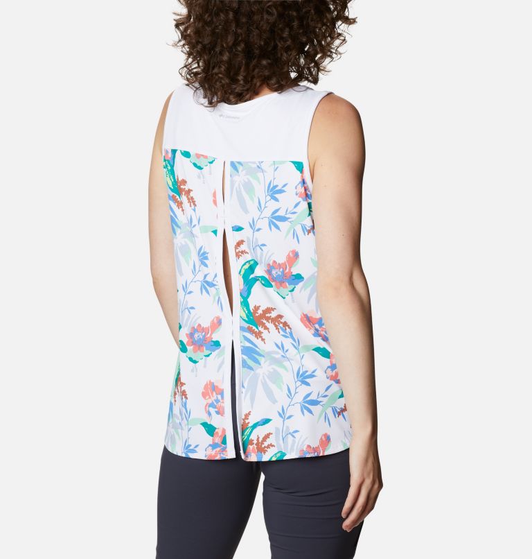 Camisole Chill River pour femme, Color: White, Magnolia Print, image 2