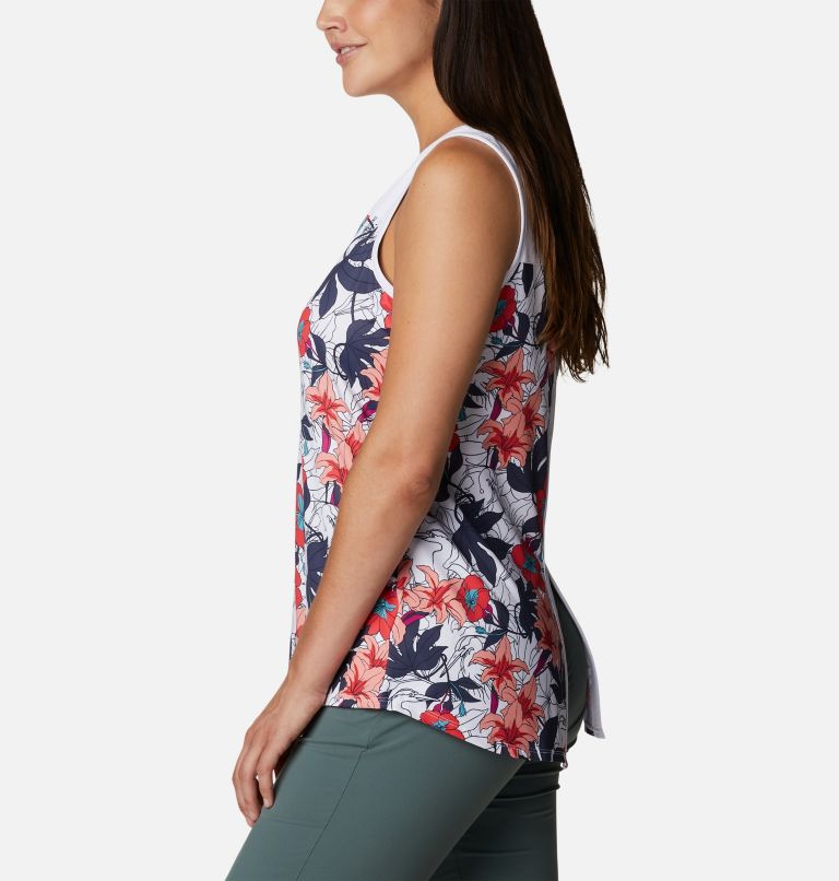 Chill River Tank | 102 | XXL, Color: White Lakeshore Floral Multi, image 3