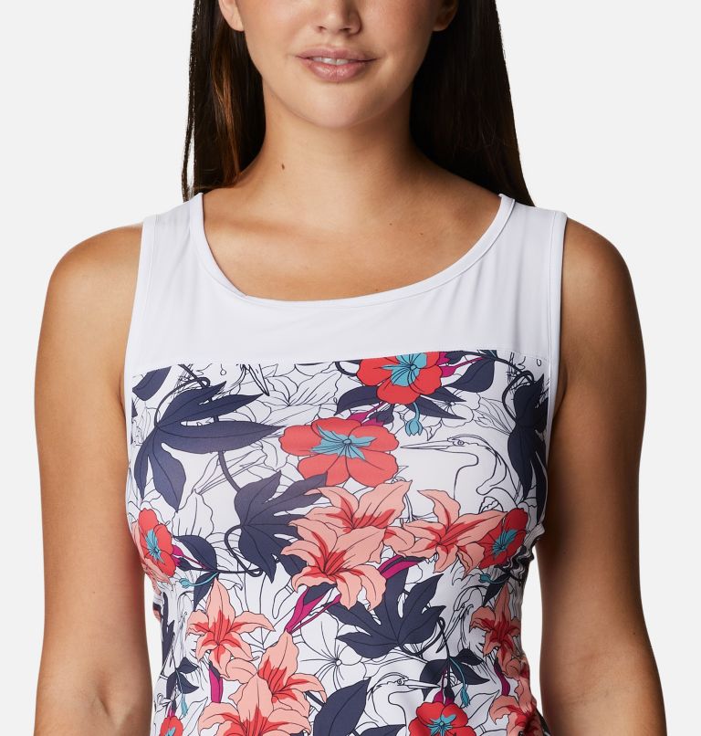 Chill River Tank | 102 | XXL, Color: White Lakeshore Floral Multi, image 4