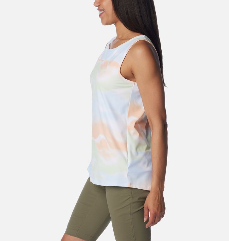Women's Chill River Tank, Color: White Undercurrent, image 3
