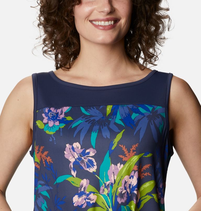 Camisole Chill River pour femme, Color: Lapis Blue, Magnolia Print, image 4