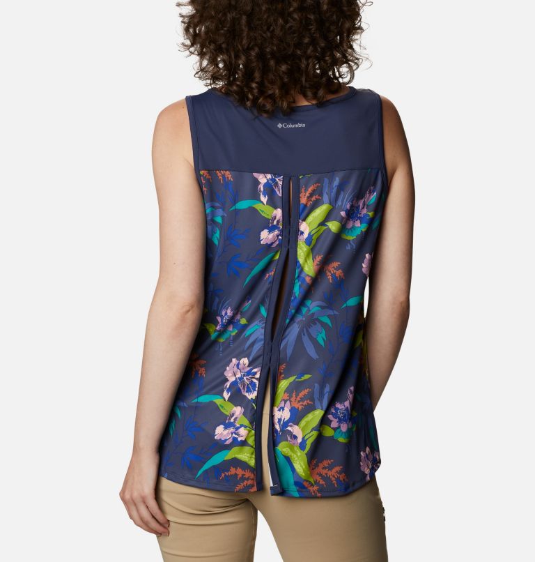 Camisole Chill River pour femme, Color: Lapis Blue, Magnolia Print, image 2