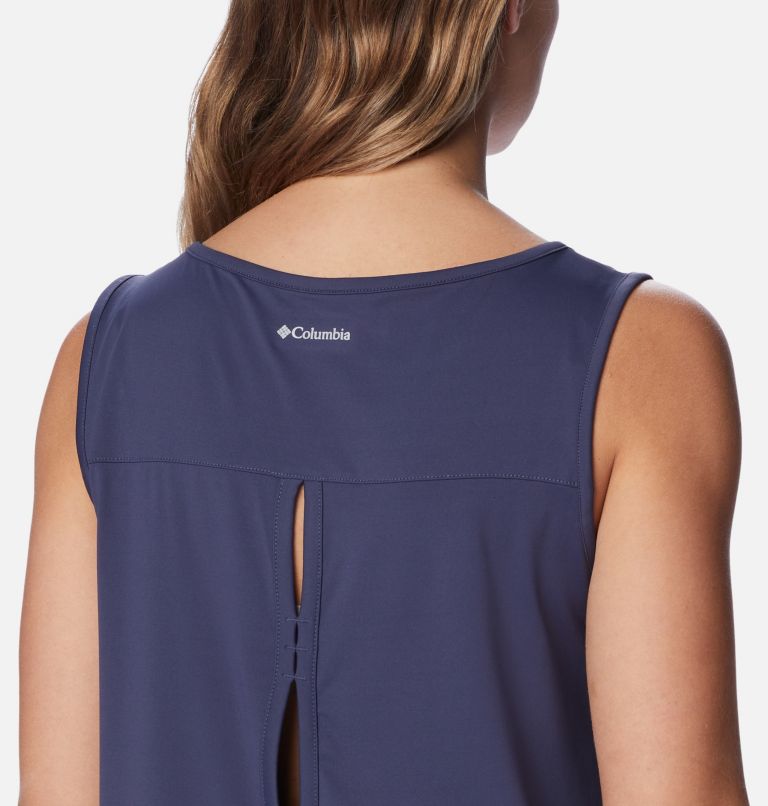 Women's Chill River Technical Tank, Color: Nocturnal, image 5