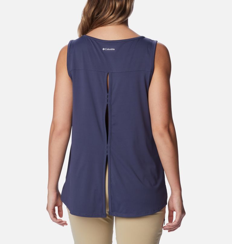 Women's Chill River Technical Tank, Color: Nocturnal, image 2